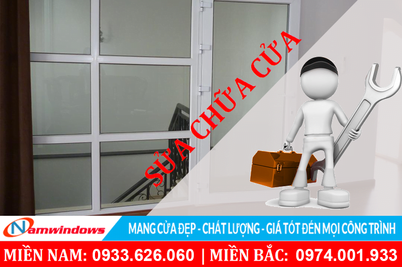 Sửa chữa cửa nhựa lõi thép
