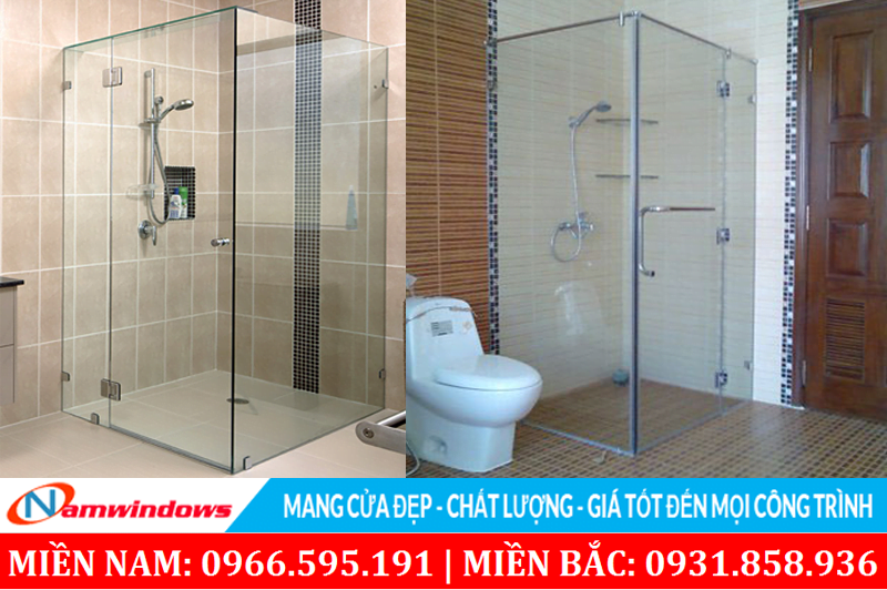 Những mẫu cửa phòng tắm kính khác