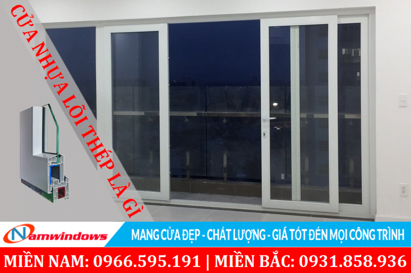 Cửa nhựa lõi thép là gì