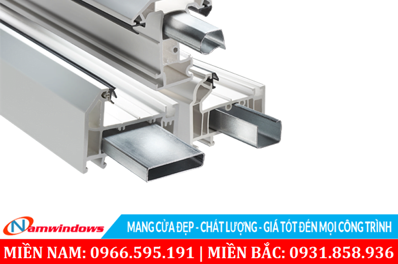 Lõi thép mạ kẽm cửa nhựa uPVC