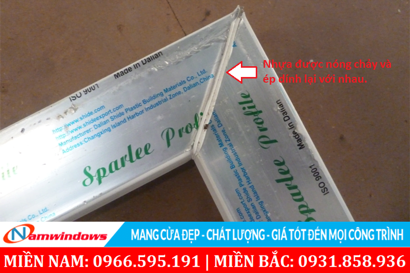 Một góc hàn chưa được làm sạch bề mặt