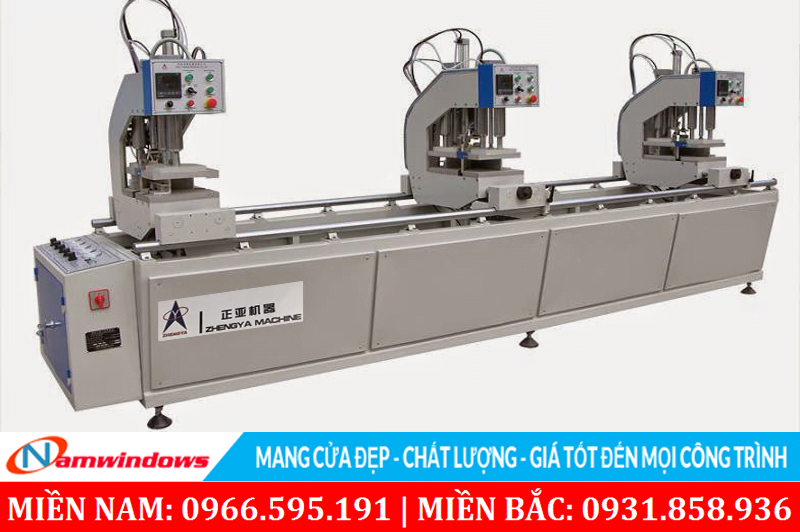Máy hàn góc 3 đầu