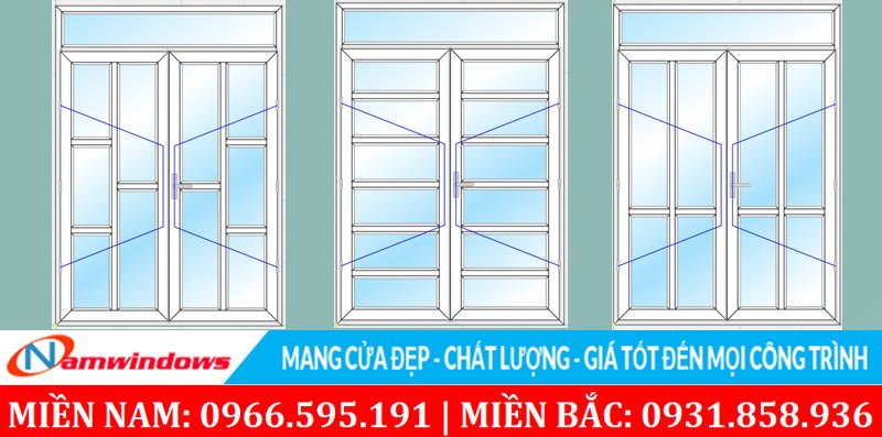Những Mẫu Chia Ô Đơn Giản Nhằm Giảm Độ Lớn Của Tấm Kính