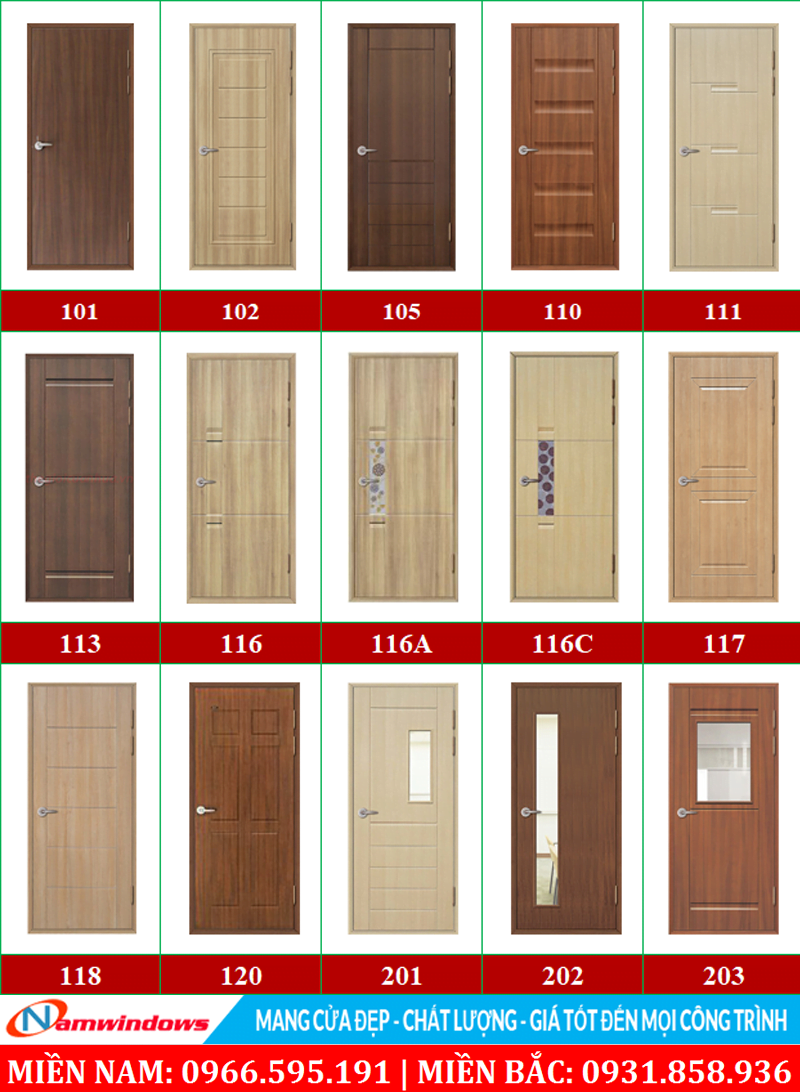 Mẫu cửa ABS