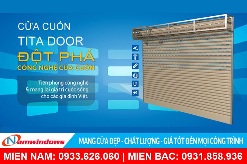 Cửa cuốn khe thoáng Titadoor