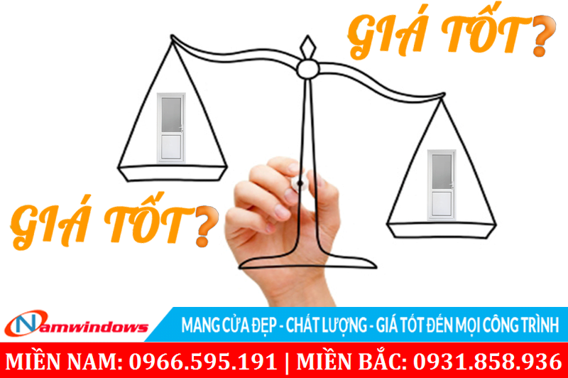 Chênh Lệch Giá Cửa Nhựa Lõi Thép