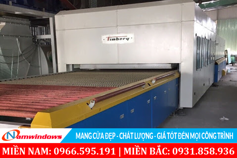 Lò gia công cường lực cho kính
