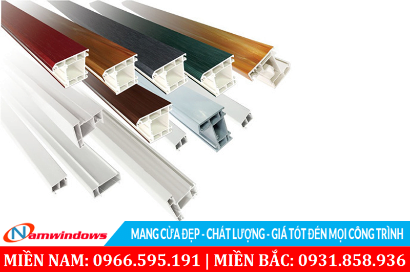Những màu sắc ở cửa nhựa lõi thép