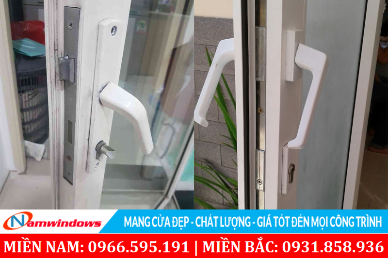 Hư hỏng ở cửa nhựa lõi thép