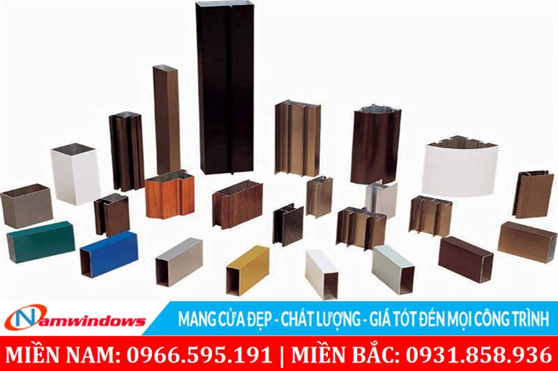Các loại cửa nhôm kính hệ đơn giản