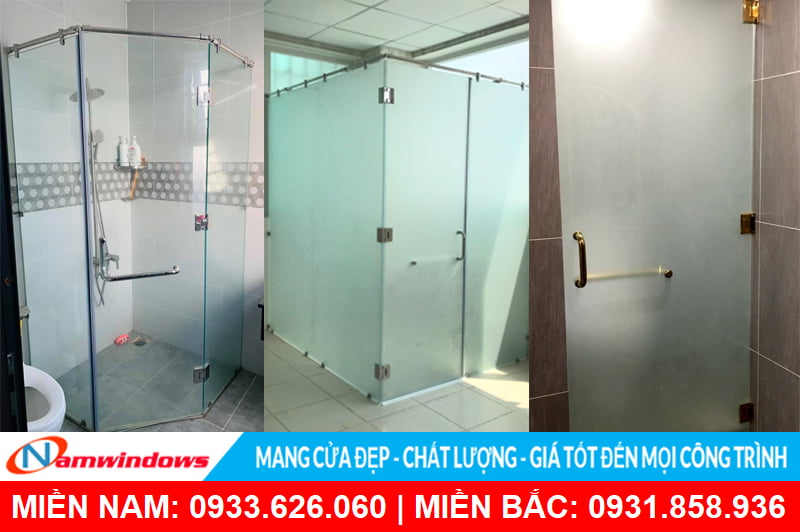 Báo giá thi công phòng tắm kính