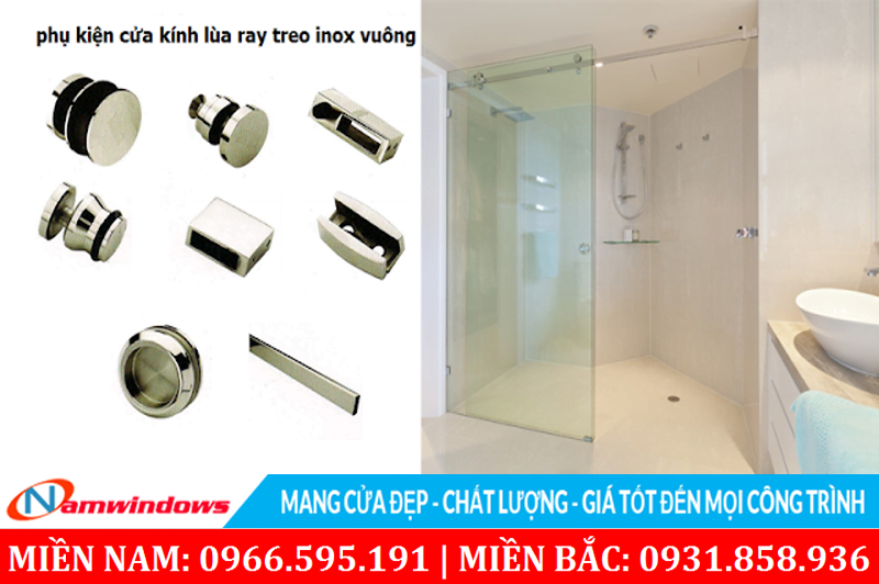 Bộ phòng tắm kính mở trượt