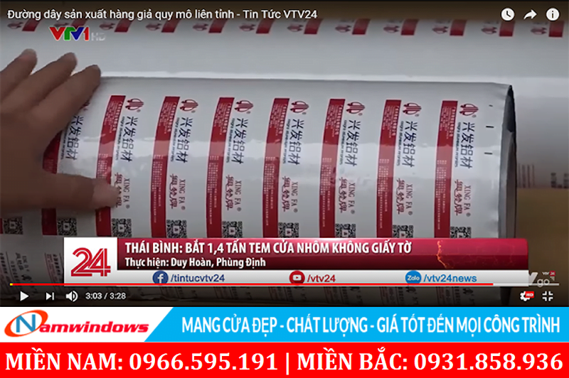 Tem xingfa giả được các cơ quan chức năng phát hiện và bắt giữ