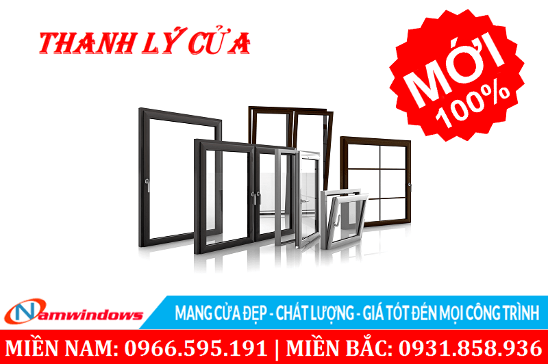 Thanh Lý Cửa Nhựa Lõi Thép Window Còn Mới 100% Với Giá Rẻ