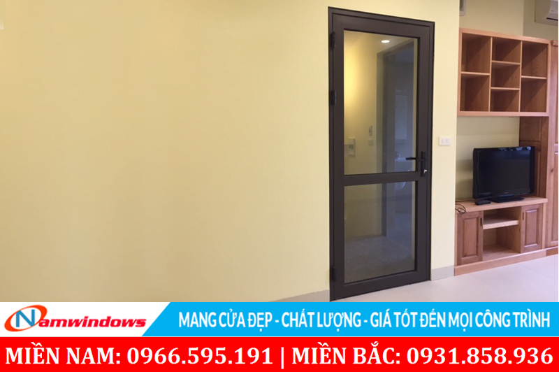 Cửa đi 1 cánh nhôm Xingfa