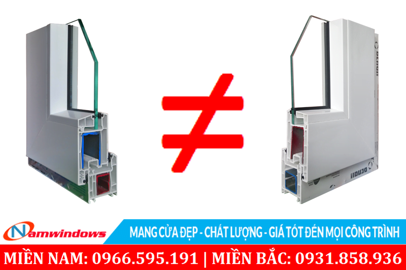 Các loại cửa nhựa lõi thép