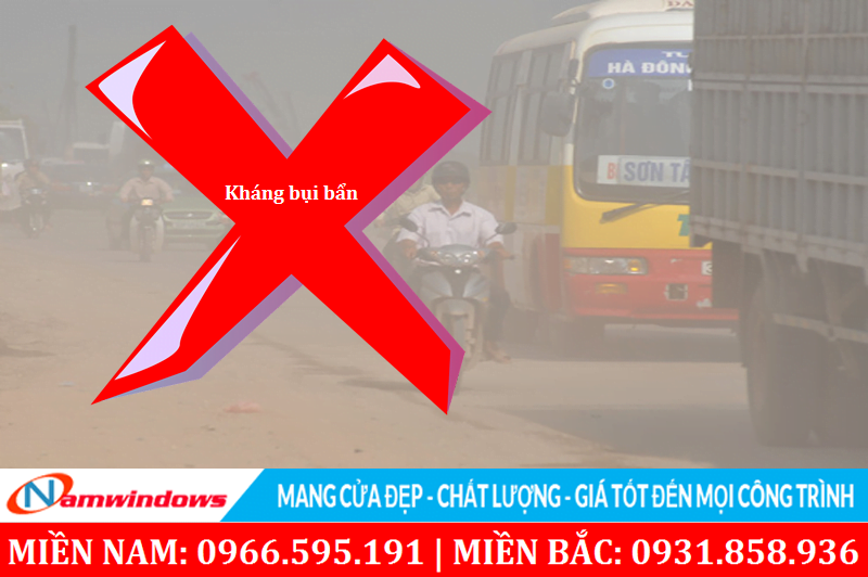 Chống bụi bẩn từ môi trường ô nhiễm