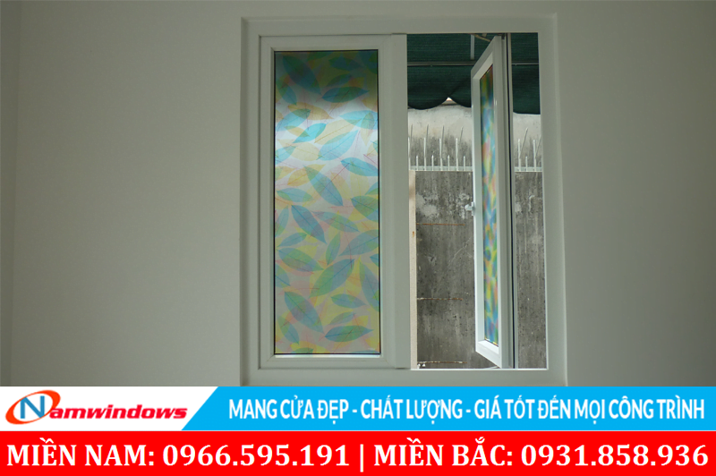 Mẫu 30: Cửa sổ 2 cánh mở quay bản lề chữ A dòng phổ thông