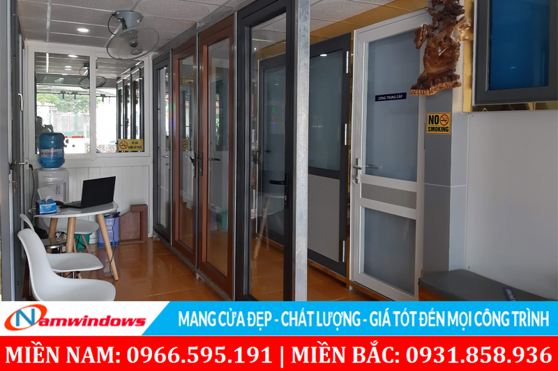 Nên chọn cửa nhôm kính loại nào