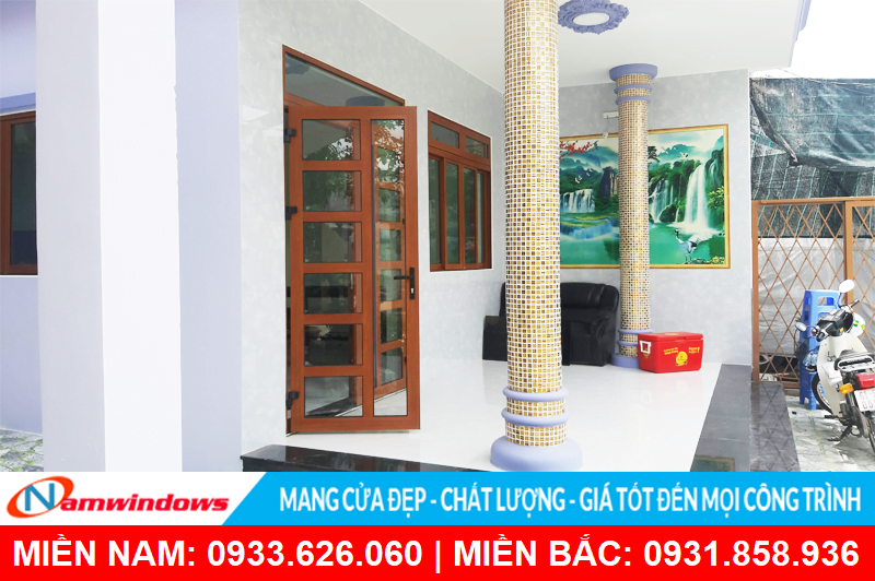 Cửa nhôm Xingfa Vân Gỗ