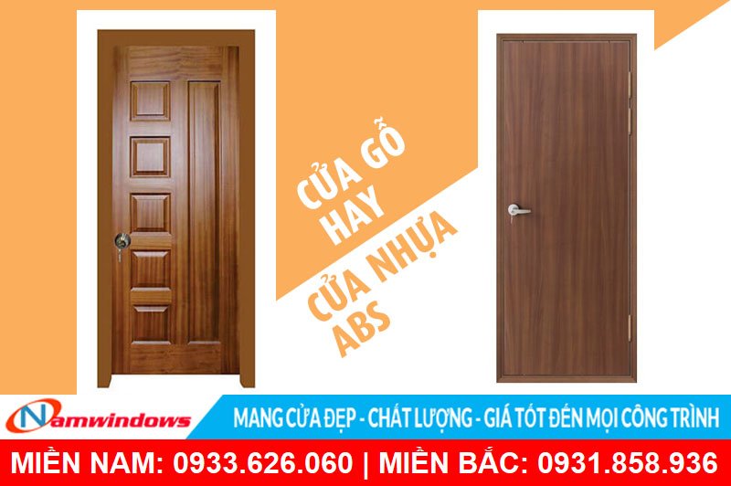 Cửa gỗ và cửa nhựa giả gỗ Hàn Quốc