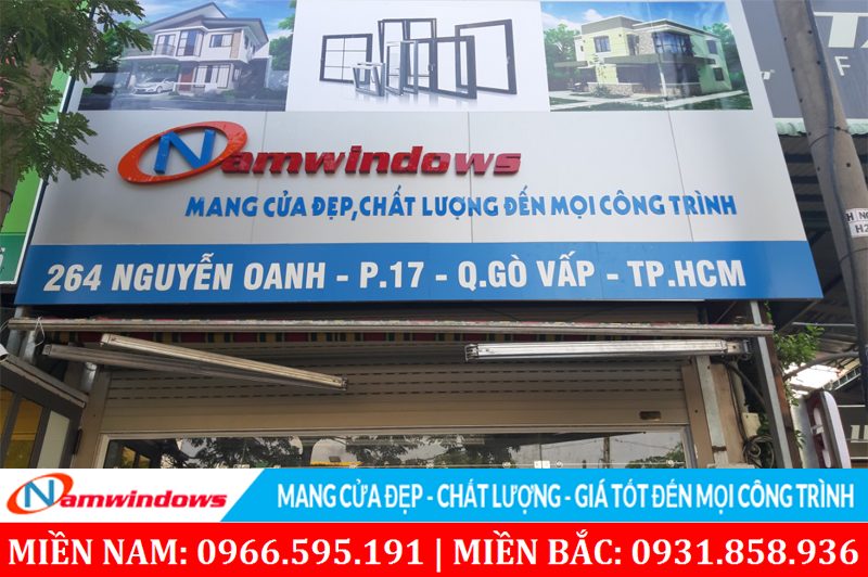 Cửa hàng cuanhuanamwindows showroom Nguyễn Oanh