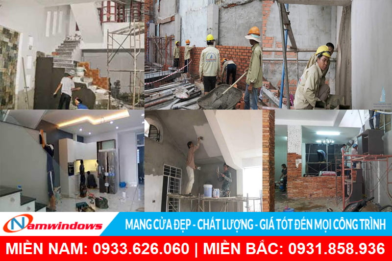 Thi công cửa nhôm kính