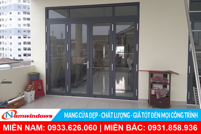 Cửa nhôm xingfa 4 cánh Namwindows