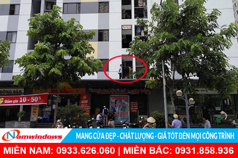 lưới an toàn ban công, lan can cho chung cư cao tầng