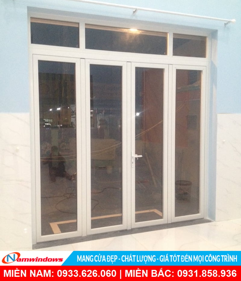 Cửa nhôm xingfa màu trắng