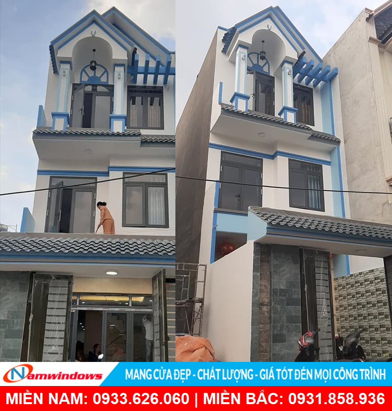 Công trình cửa nhôm xingfa nhập