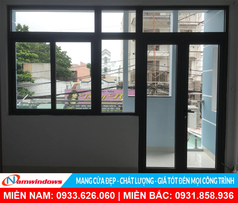 Cửa nhôm mẹ bồng con