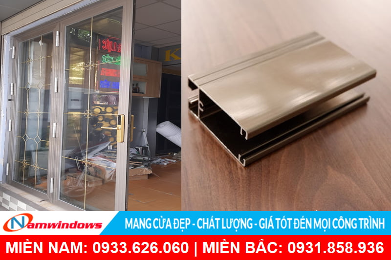 Cửa nhôm xingfa Yongxing anode cao cấp