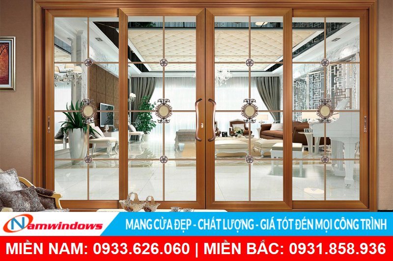 Cửa nhôm xingfa Yongxing đẹp