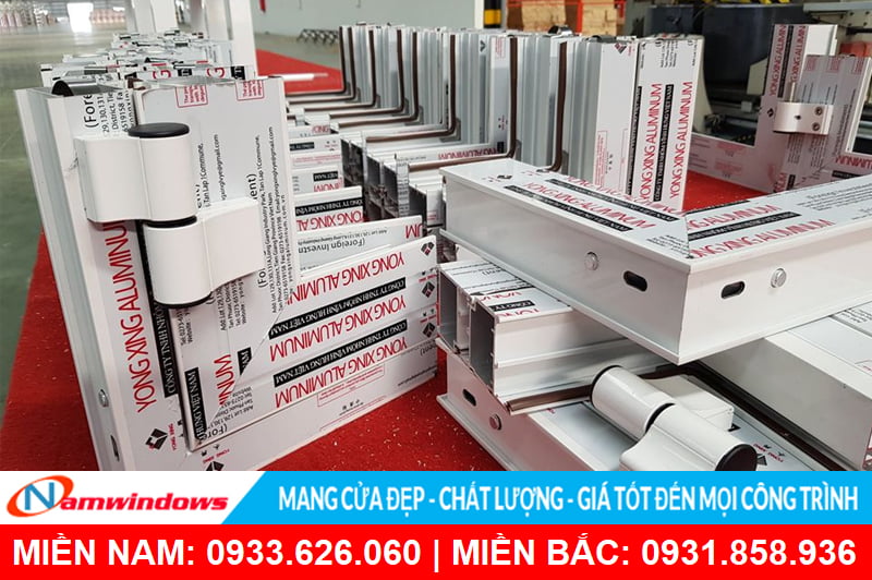 Góc mẫu nhôm xingfa yongxing Đài Loan