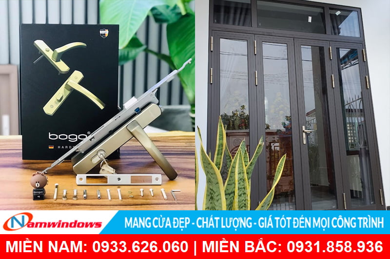 Tay nắm cửa nhôm Bogo