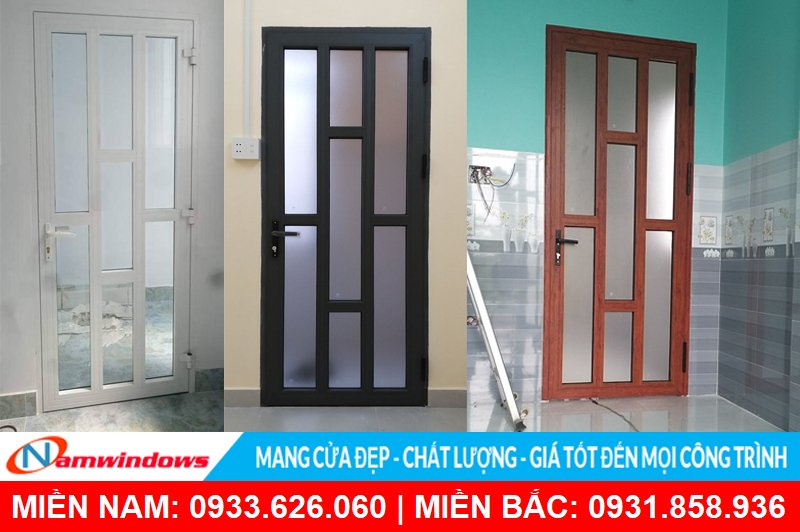 Mẫu cửa đi chia ô, chia đố