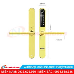 Khóa Điện Tử Cửa Nhôm Cửa Nhựa 4 in 1 | Mã VR-S30B