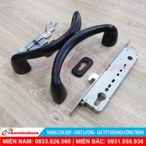 Bộ Khóa Chữ D 350 Cửa Lùa Draho | Mã DRA06