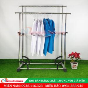 Sào Phơi Đôi Inox Khoen Mã MQ14 | Dài 1.2m & 1.5m