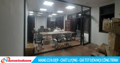 Vách ngăn nhôm kính xingfa
