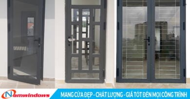 Cửa đi mở quay nhôm xingfa