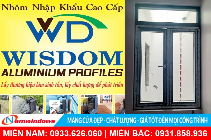 Cửa nhôm wisdom chất lượng