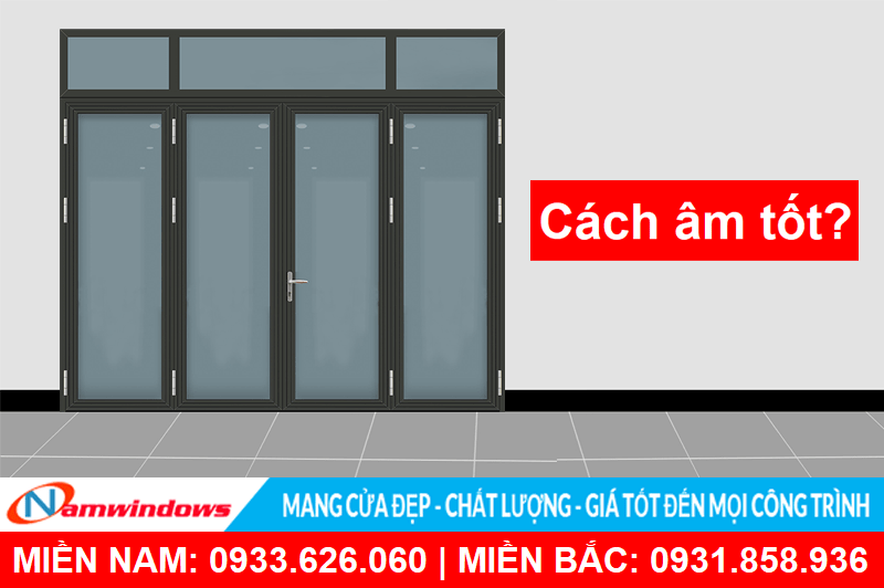Cửa nhôm xingfa có cách âm tốt không?