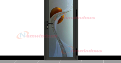 Mẫu Cửa Nhôm Xingfa 1 Cánh Phòng Ngủ Đẹp