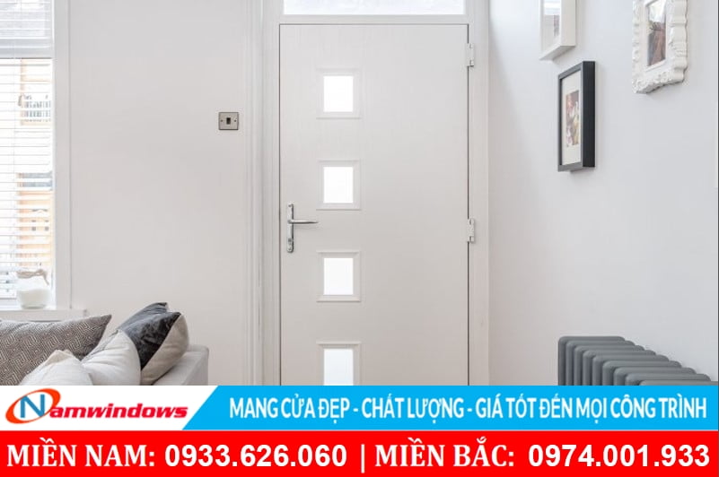 Top 25+ Mẫu cửa nhựa composite trắng sang trọng & đẳng cấp 2022
