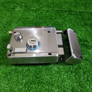 Khóa cửa cổng Pasini V699-1 đầu bằng Inox 304