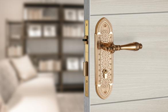 Khóa cửa bằng đồng VICKINI 38406.102 RG dài 282 - Ảnh 3