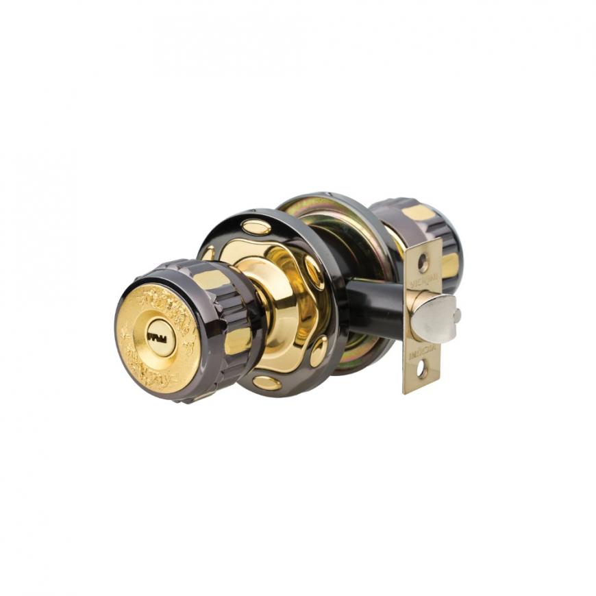 Khóa tròn hợp kim kẽm có chìa 30589.001 BN/GP