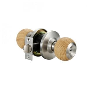 Khóa tay tròn inox 304 có chìa sồi nhạt 30950.001 SSS/W6